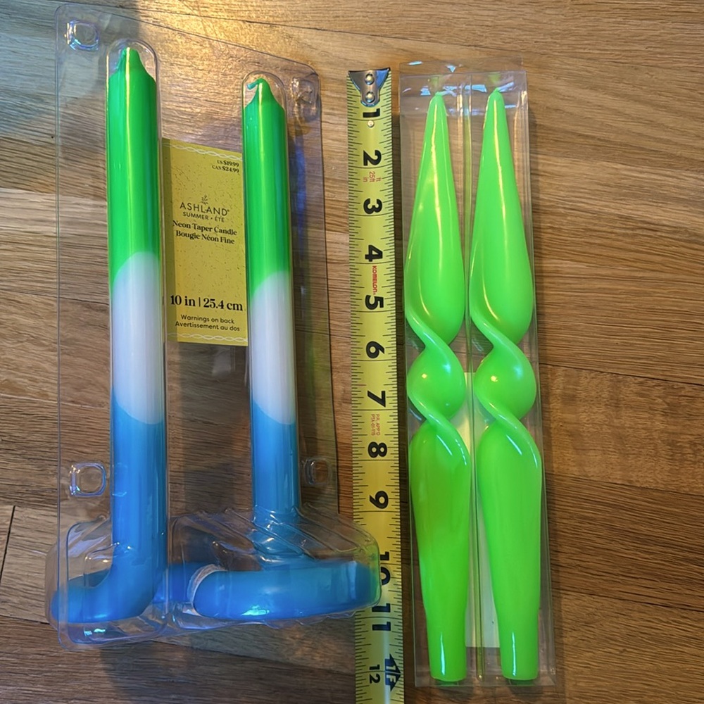 BRAND NEW Bundle of 2 - Ashland Neon Candles - Picture 7 of 8